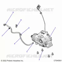 TRASMISSIONE, FRONT GEARCASE MOUNTING