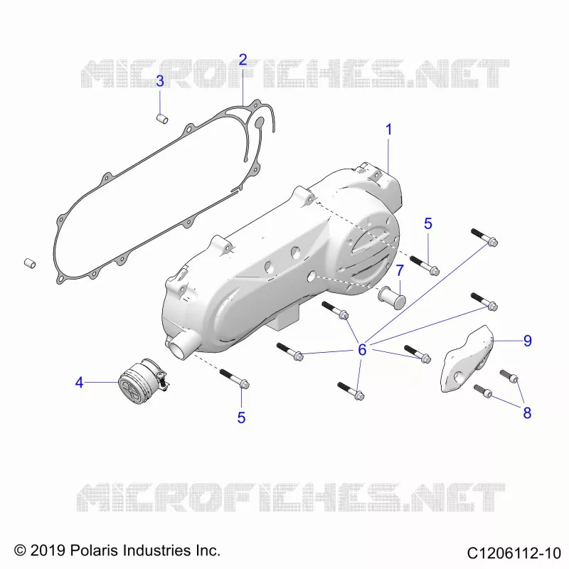 TRASMISSIONE, CLUTCH COVER AND DUCTING