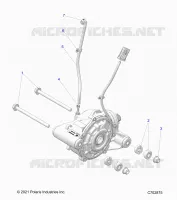 TRASMISSIONE, FRONT GEARCASE MOUNTING