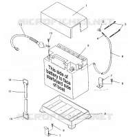 BATTERIA BOX SLX 780 B954287 (4933953395B006)