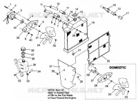 SISTEMA DI RAFFREDDAMENTO Magnum 6X6 W968744 and Swedish Magnum 6X6 S968744 (4936073607A011)