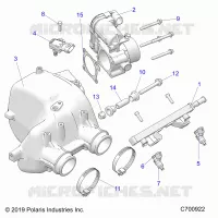 ENGINE, PRESA D'ARIA MANIFOLD