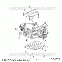 CHASSIS, TELAIO PRINCIPALE AND SKID PLATES