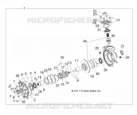 TRASMISSIONE, FRONT SCATOLA DEGLI INGRANAGGI INTERNALS