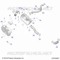 DRIVE TRAIN, COPERCHIO FRIZIONE AND DUCTING