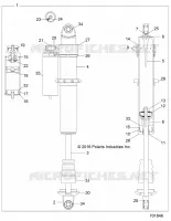 SUSPENSION, AMMORTIZZATORE POSTERIORE INTERNALS