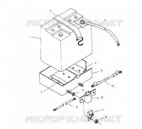 BATTERIA BOX ASSEMBLY LITE DELUXE 0953431 (4928902890C007)