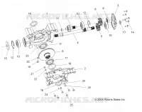 TRASMISSIONE, MID SCATOLA DEGLI INGRANAGGI INTERNALS