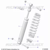 SUSPENSION, SHOCK ANTERIORE