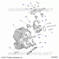 ENGINE, PRESA D'ARIA MANIFOLD