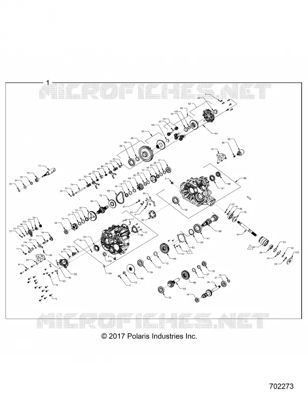 TRASMISSIONE, MAIN GEARCASE INTERNALS