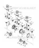 ALBERO MOTORE   PISTONEEE  SL 750 B954070 (4930523052C001)