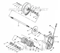 TRASMISSIONE ASSEMBLY Storm/0932770 and Storm SKS/0932570 (4923032303018A)