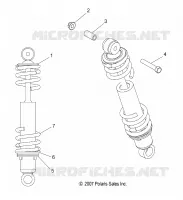 SHOCK ANTERIORE PISTA (7043207)(LX)