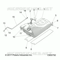 CARBURANTE SYSTEM, CARBURANTE TANK ASM.