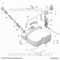SISTEMA DI ALIMENTAZIONE CARBURANTES, FUEL TANK