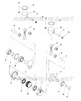 PISTONE AND ALBERO MOTORE SPRINT E/S (4914151415025A)