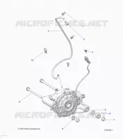 TRASMISSIONE, FRONT GEARCASE MOUNTING