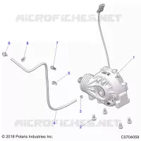 TRASMISSIONE, FRONT GEARCASE MOUNTING