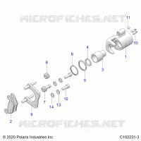 BRAKES, PINZA POSTERIORE