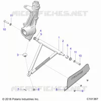SUSPENSION, A-ARM AND PAVONEGGIARSI MOUNTING