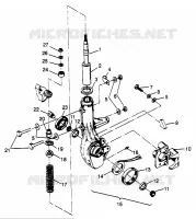 ANTERIORE MONTANTE SPORTSMAN 500 W969244 (4936093609B005)