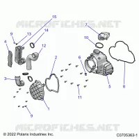 ENGINE, ALTERNATORE COVER HVAC