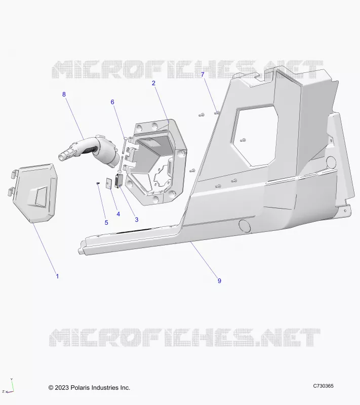 BODY, CHARGE PORT