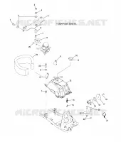 CARBURANTE TANK AND CARBURATORE MOUNTING