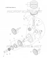 MOTORE, ALBERO MOTORE AND PISTONE