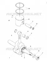 PISTONE AND ALBERO MOTORE STAR TRAK (4912731273019A)