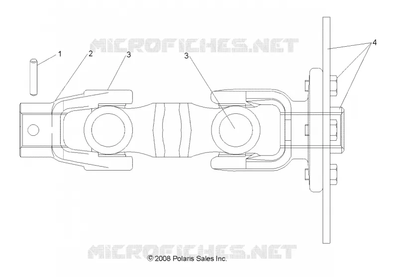 TRASMISSIONE, REAR PROP ALBERO