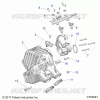 ENGINE, PRESA D'ARIA MANIFOLD