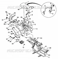 POSTERIORE CABINA DI MONTAGGIO 4X4 350L S938139 (4924342434002A)
