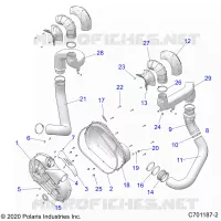 TRASMISSIONE, CLUTCH COVER AND DUCTING