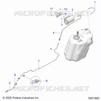 SISTEMA DI ALIMENTAZIONE CARBURANTE, EVAPORATIVE (CALIFORNIA ONLY)