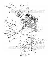 MONTAGGIO DEL MOTORE XLT/0930767,XLT SP/0930667    XLT SKS/0930567 (4923012301028A)