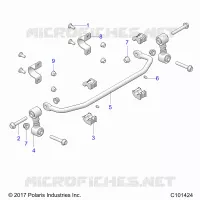 SUSPENSION, BARRA DI STABILIZZAZIONE, FRONT
