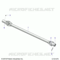 TRASMISSIONE, PROP SHAFT, FRONT