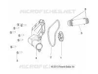 MOTORE, WATERPUMP IMPELLER AND COVER