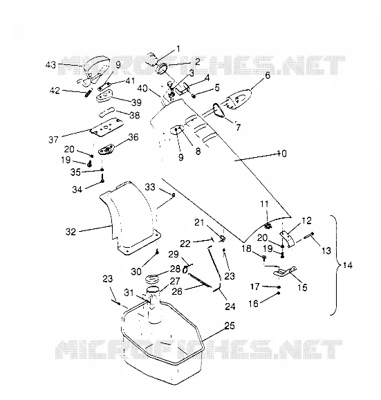 FRONT VANO  SLT 750 B954170 (4930563056A008)