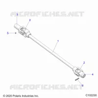 TRASMISSIONE, FRONT PROP SHAFT