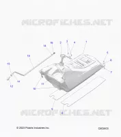 SISTEMA DI ALIMENTAZIONE CARBURANTE, FUEL TANK ASM.