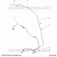 SISTEMA DI ALIMENTAZIONE CARBURANTES, FUEL LINES, STD.