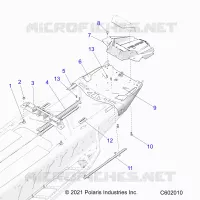 TELAIO, REAR, MISC. COVERS AND SNOWFLAP