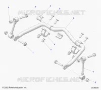 SUSPENSION, FRONT BARRA DI STABILIZZAZIONE