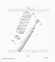 SUSPENSION, SHOCK ANTERIORE MOUNTING