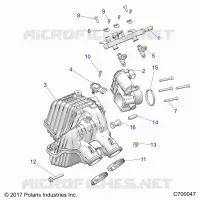 ENGINE, PRESA D'ARIA MANIFOLD