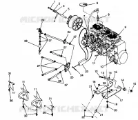 MONTAGGIO DEL MOTORE 600 XCR 0941667 (4927092709025A)