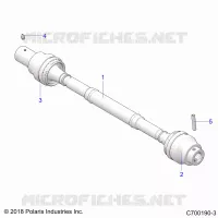 TRASMISSIONE, FRONT PROP SHAFT